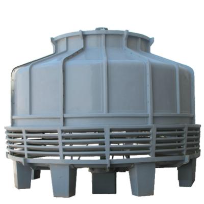 China Hotels Round Shape Water Cooling Tower For Industrial Chiller Refrigerator With CE for sale