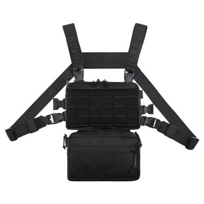 China Outdoor Sport Travel Hiking Camping Customized Assault Multifunctional Combat CS Suit Chest Vest Military Tactical Bag for sale