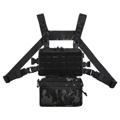 China Multifunction Water Proof Durable Nylon Chest 1050D Custom Outdoor Tactical Bag For Man for sale