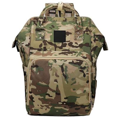 China With USB Custom Nylon 900D Baby Diaper Bag Backpack Men's Large Tactical Diaper Bags For Men's Travel for sale