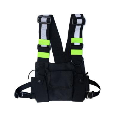 China New Letter Water Proof Vest Bag Presbyopic Functional Military Belt Bag Tactical Chest Bag for sale