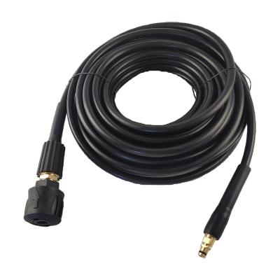 China PVC+PE Quick Connect High Pressure Water Jet Washer Hose Compressure Washer Hose 10meters For K2-k7 For Car Washer for sale