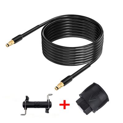 China PVC+PE Quick Connect High Pressure Water Jet Washer Hose Compressure Washer Hose 10meters For K2-k7 For Car Washer for sale