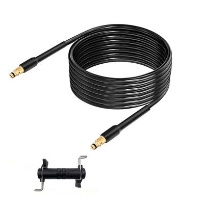 China PVC+PE Quick Connect High Pressure Water Jet Washer Hose Compressure Washer Hose 15meters For K2-k7 For Car Washer for sale