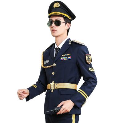 China Guard Manufactory Cheap Price Military Supplier Hotel Security Guard Unisex Uniform Work Wear Uniform for sale