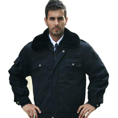 China Security Guard Workwear New Designs Security Guards Uniform Customs Service Winter Waterproof Coat for sale