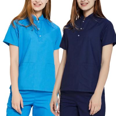 China Wholesale Custom Hospital Scrubs Uniform Sets With Private Label Medical Uniform Nurse Scrubs Tops for sale