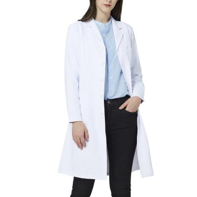 China Hospital Customize Designs White Lab Coat For Women Professional Doctor Uniform for sale