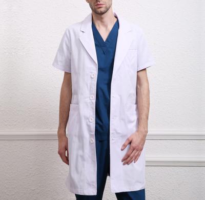 China Anti-pilling Wholesale White Lab Coat Doctor Medical Hospital Uniforms for sale