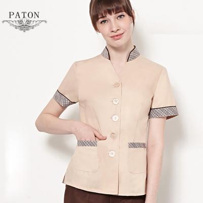 China Hospital Maid Uniform Cleaner Office Hotel Housekeeping Staff Work Clothes Cleaning Service Uniform for sale