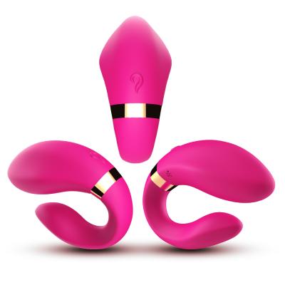 China 12 Modes Frequency Vibration Wini Silicone Remote Control Vibrating Sex Toys Wireless Dual Vibrator For Couples for sale