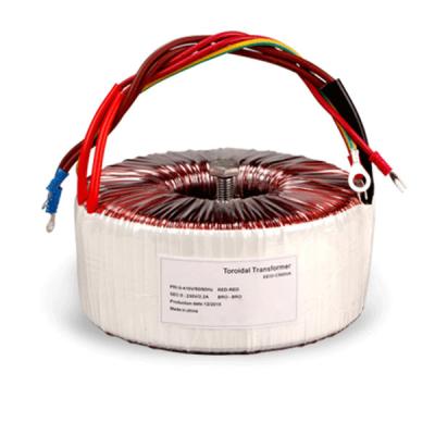 Cina Trasformatore toroidale di potenza personalizzato 50W 50/60hz 5V-0-5V 5A per amplificatori audio in vendita