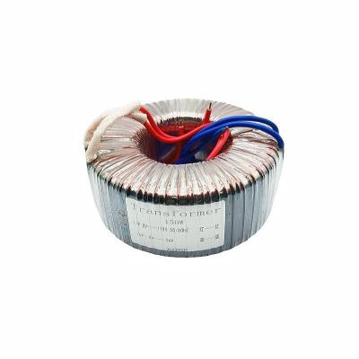 China Manufacturer 150W Low Frequency Transformer Ring Type Toroidal Transformer For Audio Power Amplifiers for sale