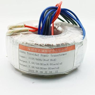 China Custom 115W Reinkupferdraht Niederfrequenztransformator Toroidaltransformator für Audio-Leistungsverstärker zu verkaufen