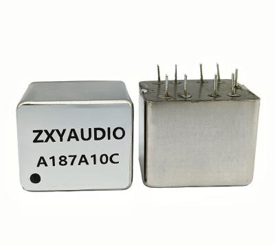 China Permalloy Audio Transformer ZXY-A187A10C Low Frequency Transformer Laminas Nickel Steel Sheet Audio Isolator Amplifier for sale