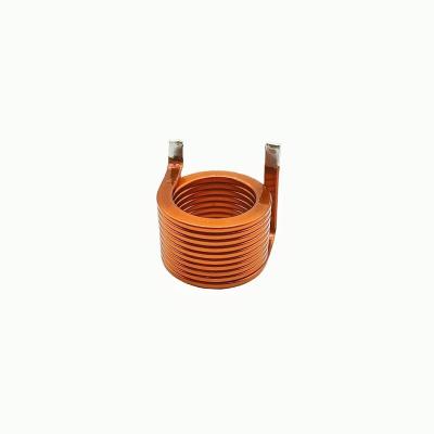 Cina Flat Copper Wire Air Core Winding Coil Hollow Induttore ad alta potenza ad alta corrente in vendita