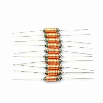 China Axial Leaded Inductor RWW4*15-6uH Drum Choke inductor High Precision and Voltage Choke Coil Filter Electrical Components for sale