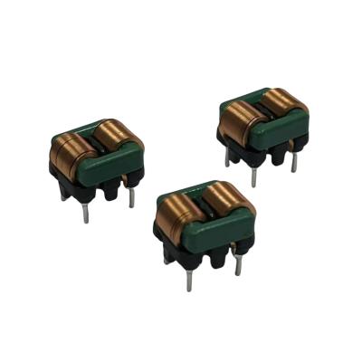 China Flat Wire Inductor 10mH Common Mode Inductor Horizontal MnZn Ferrite Inductor Copper Coil Inductor for sale