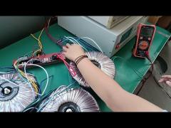 Toroidal transformer test