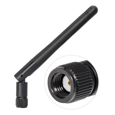 China Best 2dBi RF Antenna 433MHz Rubber Antenna 433 MHz Signal Booster Antenna With SMA Connector 10mm*108mm for sale