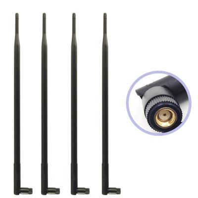 China 2.4G WiFi Booster Wireless Folding Antenna for Router wifi 9 dbi Wireless Antenna HAS-2400TFM for sale