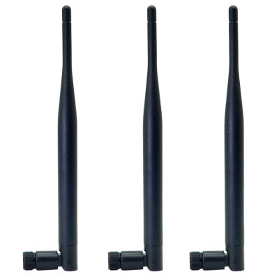 China Dual bass radio with dual band and cable fiberglass RP-sma 8dbi indoor wifi antenna 2.4g 5.8g 13*196mm for sale