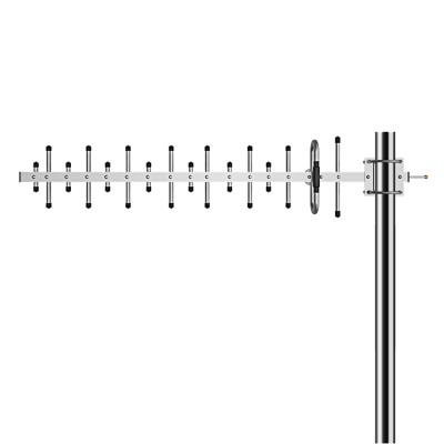 China Cell Signal Receiving Antenna GSM 900/1800MHz 16 Elements Yagi Outdoor Antenna 748mm*190mm for sale