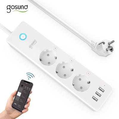 China Alexa commercial desktop wifi power new products Teejoin power band 4 Eu extension socket smart eu for sale