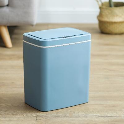 China Household Kitchen Plastic Waterproof Infrared Sensor Bin Waste Bin Viable Stored Smart Trash Cans For Food for sale