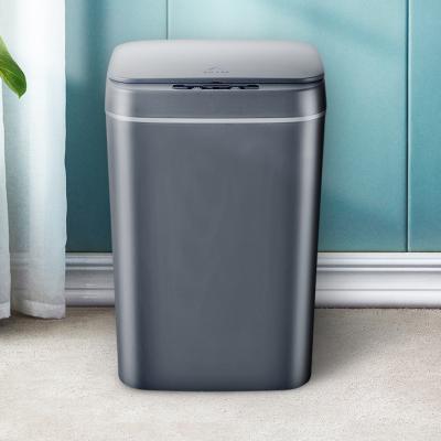 China Sustainable Automatic Bedroom Household Garbage Bucket Smart Trash Can 16l for sale