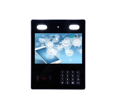 China New Technology Motion Detection Biometric Face Recognition Intercom Machine for sale