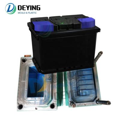 China 2021 plastic mold for car battery boxes and cover motorcycle battery box mold for sale