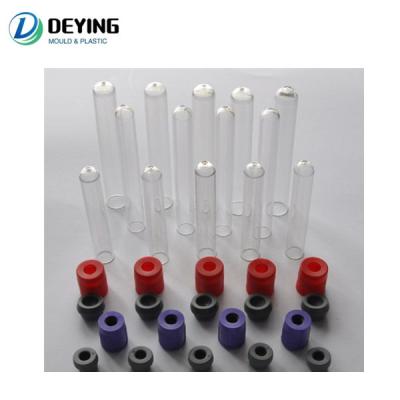 China 12 Cavity High Quality Plastic Blood Collection Tube Mold PET Test Tube Plastic Injection Mold for sale