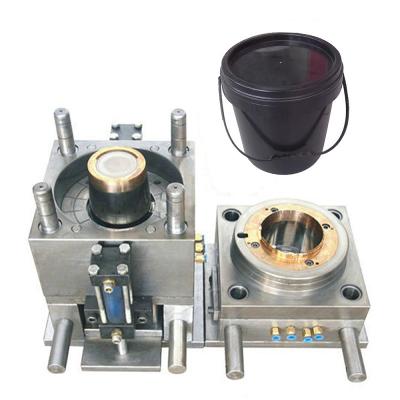 China High precision water bucket plastic bucket plastic injection mold for household for sale