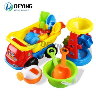 China 2021 plastic new plastic injection mold forming fashion and vehicle mold toy product baby beach toy mold for sale