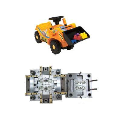 China Supply Cheap Plastic Toy Bulldozer Toy Customized Plastic Injection Mold for sale