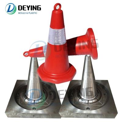 China Experienced High Precision Plastic Mold Heading For PVC Road Traffic Cone Plastic Injection Molding for sale