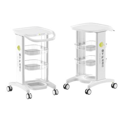 China Modern Ultrasound Machine Case Best Quality Salon Trolley Acrylic Beauty SPA Trolley for sale