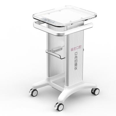 China Hot Sale Modern Hospital Acrylic Beauty Machine Stand Folding Trolley Storage Cheap Salon Trolley for sale