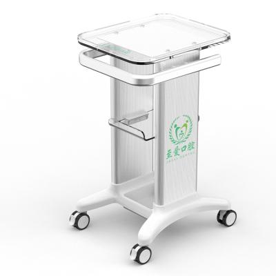 China Best Selling Modern Hospital Acrylic Trolley Carts White Cheap Trolleys Beauty Salon Trolley For Machine for sale