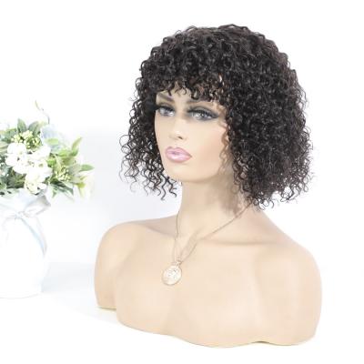 China Beauty Hair Short Lace Up Hair Wigs For Women Brazilian Remy Human Hair Lace Wigs Wave Wig for sale