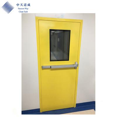 China GMP Industrial Modular Cleanroom Security Door for sale