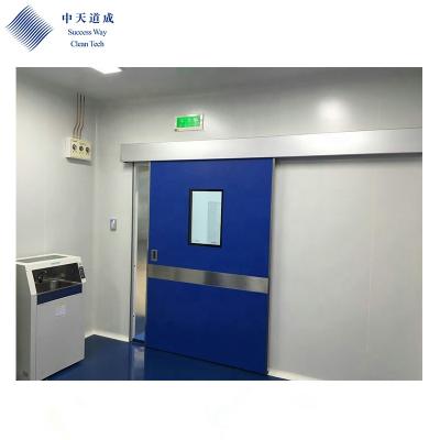 China Operating Room CE Standard Modular Hermetic Sealed Sliding Operating Room Door for sale