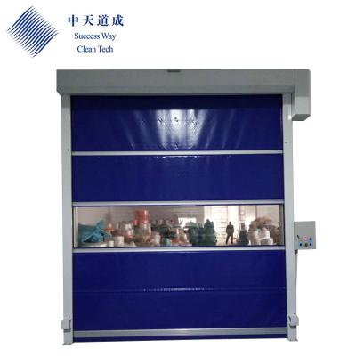 China Customized Industrial Color Spiral High Speed ​​Fast Automatic Rolling Up Security Door Gate for sale