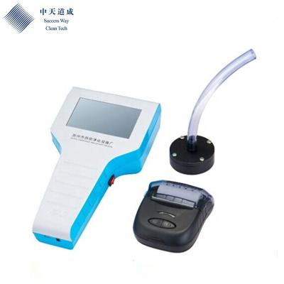 China Portable atmospheric particle counter for clean room 0.5Î ¼ m 5Î ¼ mâ ‰ ¤ Â ± 30% for sale