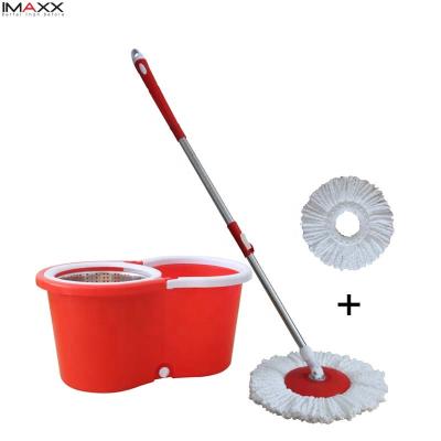 China Sustainable 360 ​​Degree Household Steel Pole Self-Compression Easy Clean Mop for sale