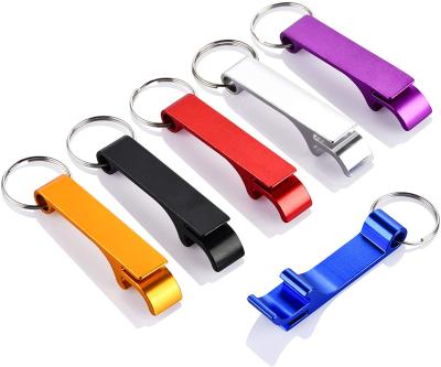 China Viable Custom Premium Metal Key Chain Bottle Opener Logo Bottle Opener Beer Keyring Bottle Opener for sale