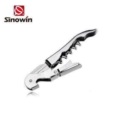 China Carbon Steel Painting Good Promotion Server Twists Bottle Opener Wine Cork Screw for sale