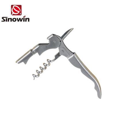 China Can Be Customized Professional Barware Customized Logo Stainless Steel Corkscrew Servers Wine Bottle Opener for sale