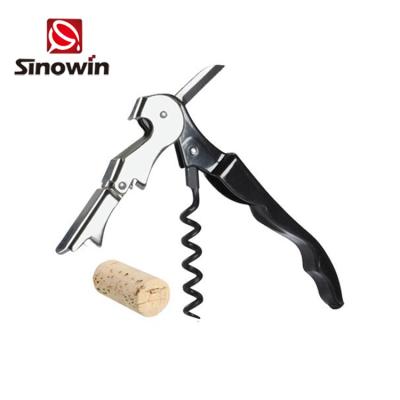 China Sustainable Double Hinged Corkscrew Knife Wine Bottle Opener For Women for sale